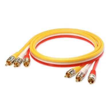 Кабель 3RCA-3RCA DAXX R45-07 0.75m